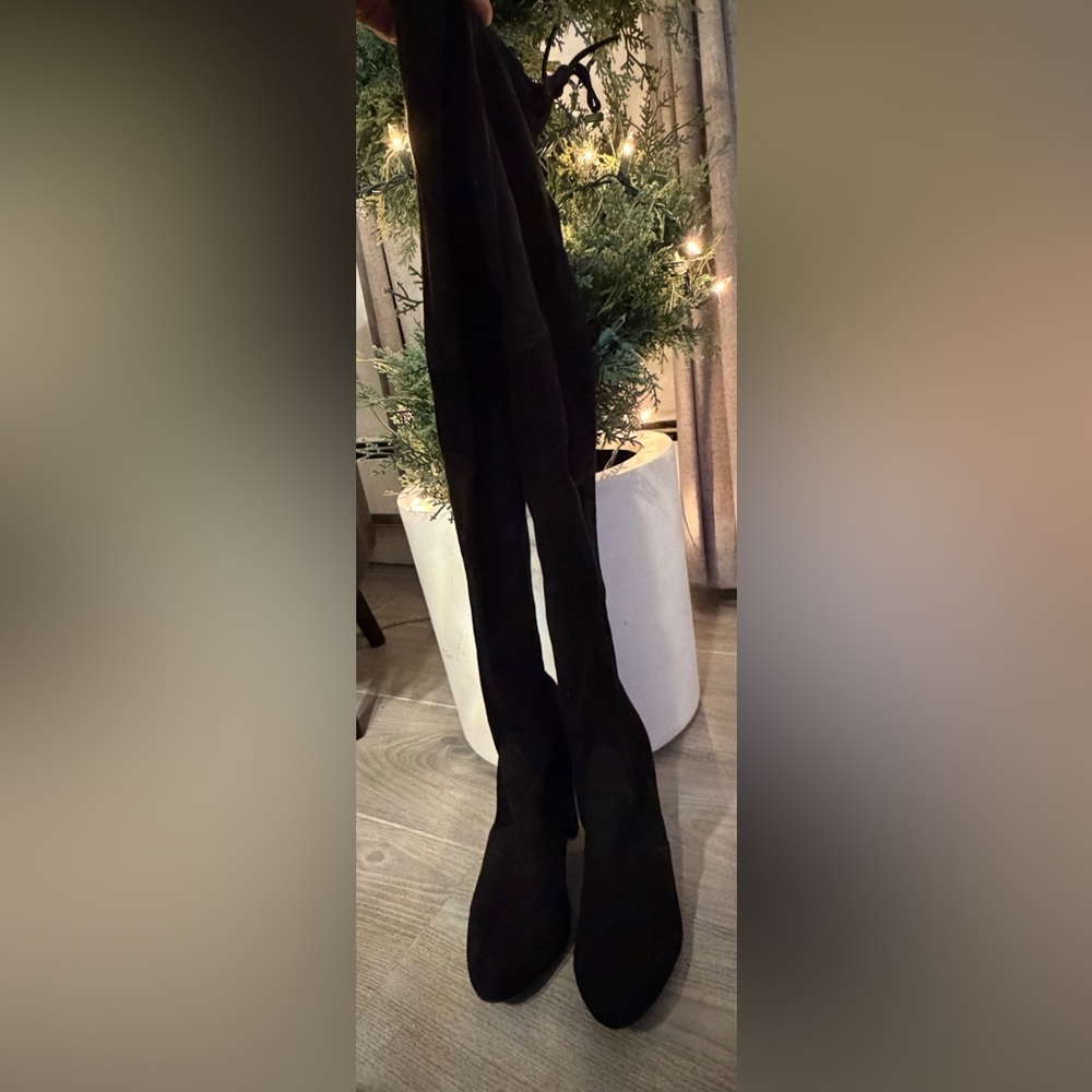Black Velvet boots